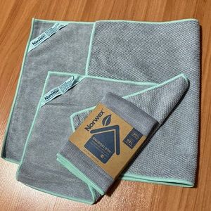 New Norwex Envirocloth + Kitchen Towel + Cloth set sea mist